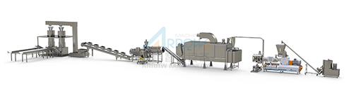dry pet food processing line